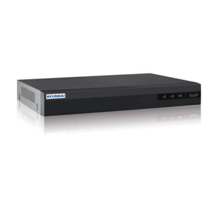 HYU-391N | 4 channel 5 in 1 ZVR HDCVI/HDTVI/AHD/CVBS + 1 IP channels. H.265+/H265/H.264+/H264. 2 way audio. 4 channel playback 1080P. Recording 3MP (channels 1 to 4, 15 fps, only TVI), 4MP (2 IP inputs), 1080P (15 fps), 1080N, 720P, 960H, D1/4CIF, VGA, CIF, QVGA, QCIF (25 fps). BNC output at D1/4CIF. HDMI and VGA at 1080P. 1 HDD SATA capacity. RJ45 Gigabit. Onvif, P2P, DDNS. 2 USB, 1 RS485. DC48V. Compatible with PoC cameras.