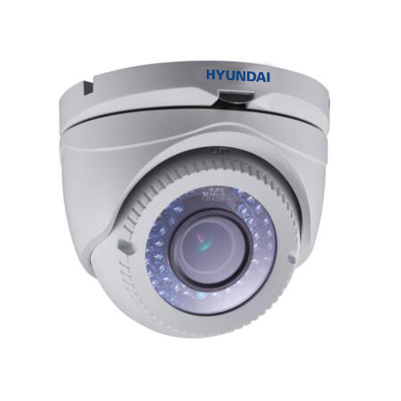 HYU-390 | HD-TVI fixed dome PRO series with Smart IR of 40 m for outdoors. 2MP CMOS. HD-TVI video output. 2,7 ~ 12 mm varifocal lens (102,25°~32°). ICR. ATW, AGC, DNR. IP66. 3AXIS. 12V DC. PoC compatible .