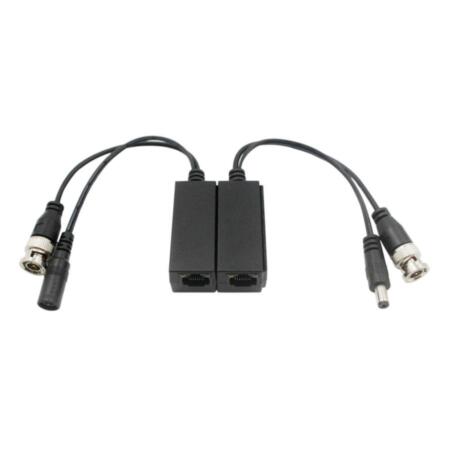 HYU-402 | Pack of 2 transceivers of 1 channel HD (HDCVI/HDTVI/AHD) and power supply