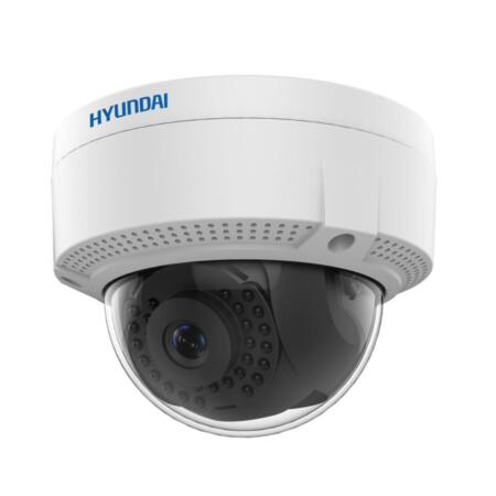 HYU-409 | IP vandal dome with IR illumination of 30m, for outdoors, 4 MP. H.265+/H.265/H.264/H.264+/MJPEG. 1/3" CMOS, 4MP. Digital resolution: 4MP, 1080P, 720P, 20FPS. Mechanical filter. 0,01 lux. 2,8 mm fixed lens (100°). OSD, AGC, BLC, digital WDR, 3D-DNR, motion detection, privacy mask, fixed ROI. IP67, IK10. 2AXIS. Reset button. 12V DC. PoE.