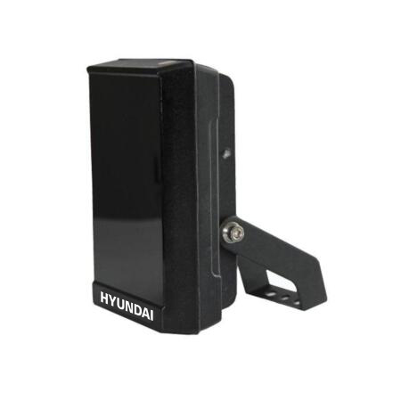 HYU-476 | Foco antivandálico de iluminación infrarroja 12 leds IR de alta potencia de alcance 50 metros, 60°. IP66, IK10.