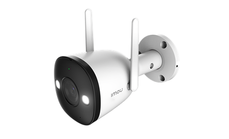 IMOU-0001 | Cámara WiFi IP IMOU. 2MP@25ips, H.265/H.264. 4 modos de visión nocturna, hasta 30m. Óptica de 2,8 mm. Videosensor y detección de personas. Focos de disuasión activa. Incorpora micrófono. RJ45, Onvif, IP67, incluye alimentador.