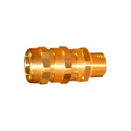 NOTIFIER-382 | Metal cable gland for reinforced cable. NPT thread 3/4.
