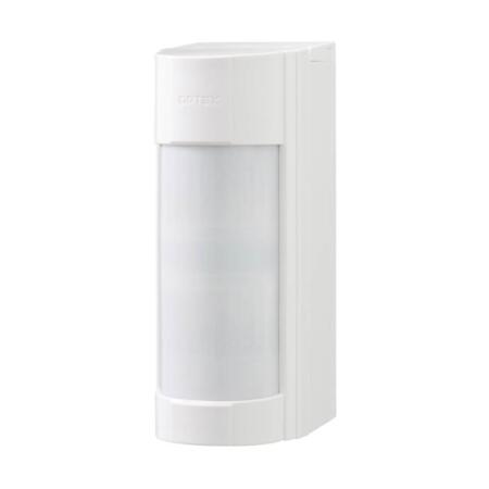 OPTEX-19 | Double PIR detector for outdoors of 12m, 90 °. Antimasking by active IR. Discriminate small pets. SMDA Advanced Processing Logic. 16 detection zones. Detection range adjustable in 5 levels. Sensitivity adjustable in 3 levels. Alarm output and tamper tamper (optional). Double conductive mesh (patented) to avoid interference. IP55. Self-powered with 3V ~ 9V DC lithium or alkaline batteries or from radio transmitter