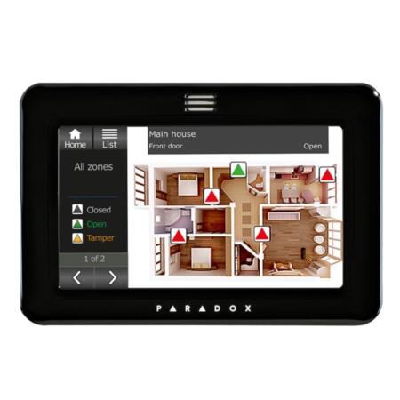 PAR-129L | Grade 3 touchscreen keyboard with integrated temperature & humidity sensors and blueprint license included. Black color