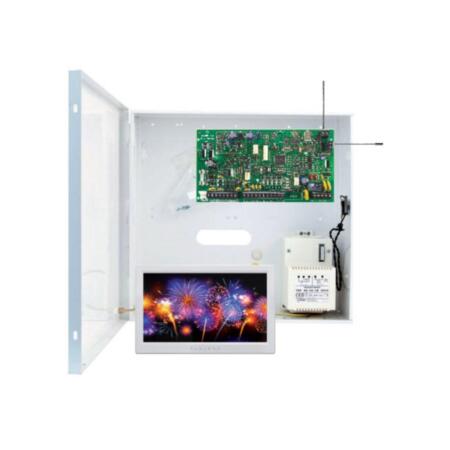 PAR-236|Kit composto da: 1x Centrale PCBMG5050 da 5 zone; 1x Scatola metallica grande con transformatore; 1x Tastiera touch con 