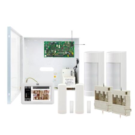 PAR-275 | Optex Paradox kit consisting of: 1x 5-zone hybrid PAR-7 control panel (PCBMG5050) (10 with ATZ), expandable to 32. 868 MHz radio receiver. 1x Large metal box PAR-116 with 2.2 Amp transformer and 7.2Ah battery capacity. 1x Keyboard PAR-29L (TM50-WH + SOL) 5.0 "touch. 2x OPTEX-18 (VXI-R) double PIR outdoor detectors for radio. 2x OPTEX-42 battery holder (RBB-01). 2x 2-zone wireless magnetic PAR-41 (DCTXP2). 6x 3V / 1500mAh NAP-84 (CR123A) lithium batteries.