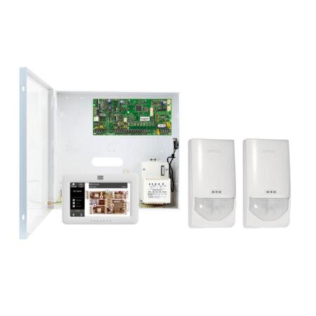 PAR-280 | Kit Optex Paradox compuesto por: 1x Central PAR-10 (PCBEVO192) de 8 a 192 zonas. 1x Caja metalica grande PAR-116 con transformador 2,2 Amp y capacidad para batería de 7,2Ah. 1x Teclado PAR-29L (TM50-WH+SOL) tactil de 5,0". 3x detectores doble tecnología de Grado 3 OPTEX-6 (CDX-DAM-X5).