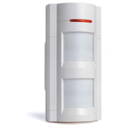 QAR-197 | Detector for outer spaces with double microprocessed synchronized infrared. Range: 12 m, 110°. Immunity against small animals <20Kg. Selectable pulse counter. Completely impervious circuit by coating