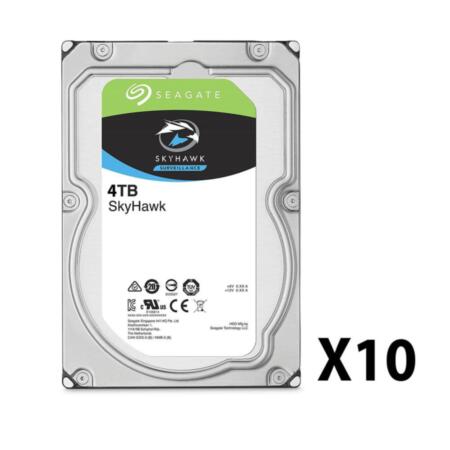 SAM-3907A | Pack of 10 Seagate® hard drives. 4TB.