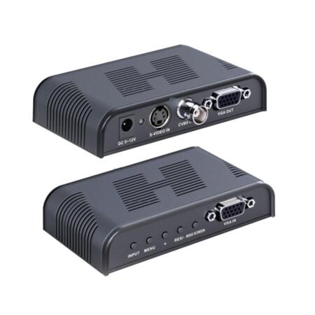 SAM-4219|Conversor de vídeo AV/BNC para VGA (até 1920x1200)