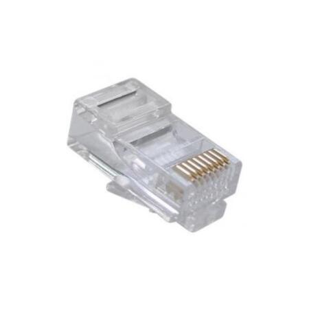 SAM-4371 | RJ45 CAT6 connector for crimping. Compatible with UTP cable.