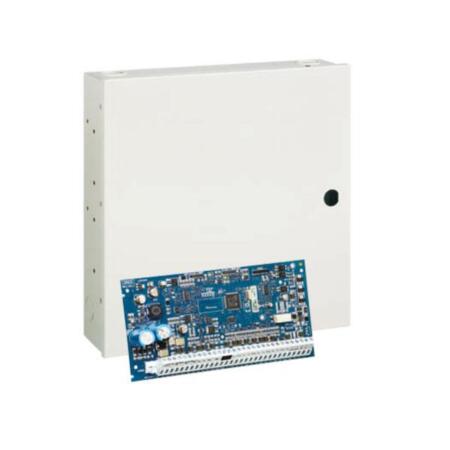 VISONIC-28 | Central PowerSeries Neo from 6 to 16 zones. 2 PGM outputs expandable to 22. 2 partitions. 500 events. 48 user codes. Up to 8 keyboards. Up to 1 receiver and 4 repeaters via radio. Includes box and transformer. Grade 2.