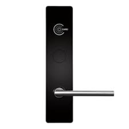 ZK-353 | Cerradura de hotel ZKTeco. Con tecnología MIFARE® de 13.56MHz. Apertura derecha. Apta para puertas con grosores de entre 35 ~ 45mm. Instalación con un solo clic. Registro de hasta 224 eventos. Avisos de advertencia de batería baja. Fabricada en aleación de Zinc Compatible con software de gestión de hotel ZKBiolock Hotel Lock System / ZKBioSecurity.