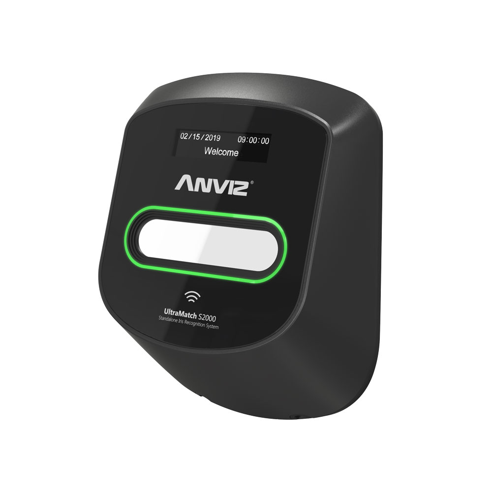 CONAC-771 | Lettore biometrico autonomo di accessi Anviz. Identificazione per riconoscimento di iris e/o scheda. 1000 utenti, 10.0000 registri. Comunicazione TCP/IP, Wifi, RS485 e Wiegand 26. Include controller indipendente CONAC-662 (SC011). Riconoscimento di iris con occhiali. Adatto per luoghi di massima sicurezza o di impossibilità di usare le mani. Software di gestione ANVIZ UltraMatch incluso.