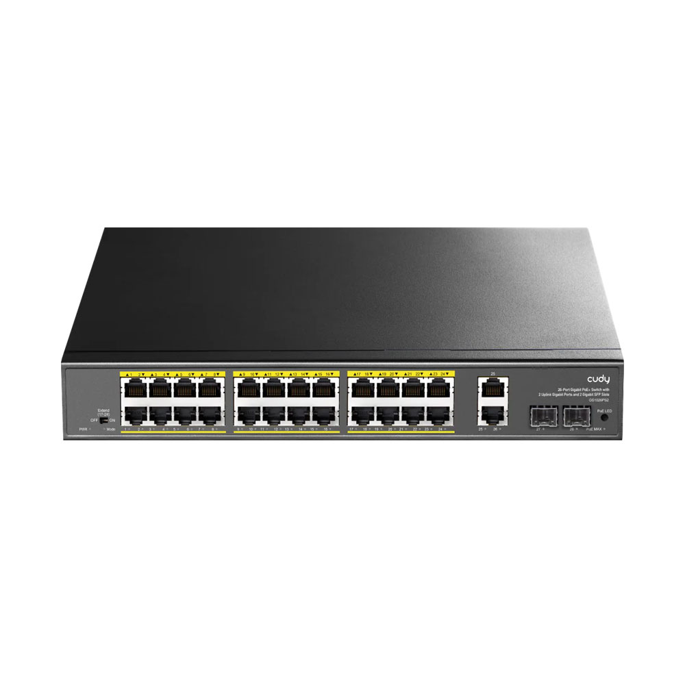 CUDY-62 | 24-port Gigabit PoE+ switch