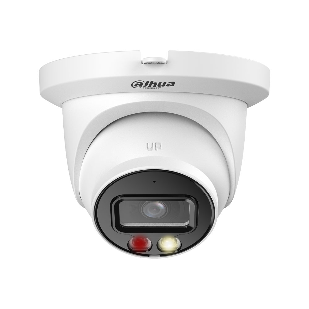 DAHUA-026-V2 | Minidomo IP Dahua WizSense 2 de 4MP com Smart Dual Light, SMD Plus e objetiva fixa de 2,8 mm para exterior