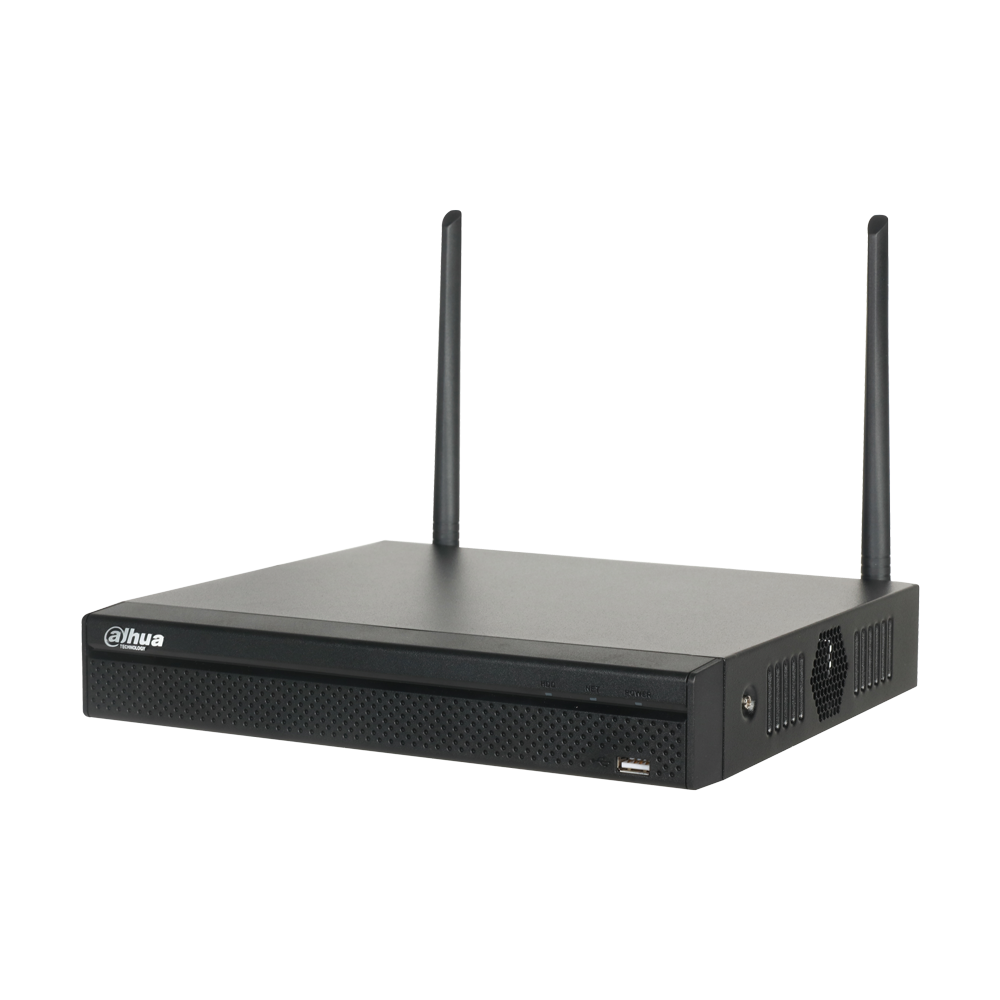 DAHUA-1665-FO | NVR IP WiFi di 4 canali fino a 8MP. H.265+/H.265/H.264+/H.264. Riproduzione di fino a 4 canali. 4K/8MP, 6MP, 5MP, 4MP, 3MP, 1080P, 1,3MP, 720P, etc. Registrazione di fino a 80 Mbps. Uscite HDMI (4K) e VGA (1080P). Capacità di 1 HDD SATA III. 1 RJ45 Fast Ethernet. 2 USB 2.0. 12V CC. Compact 1U.