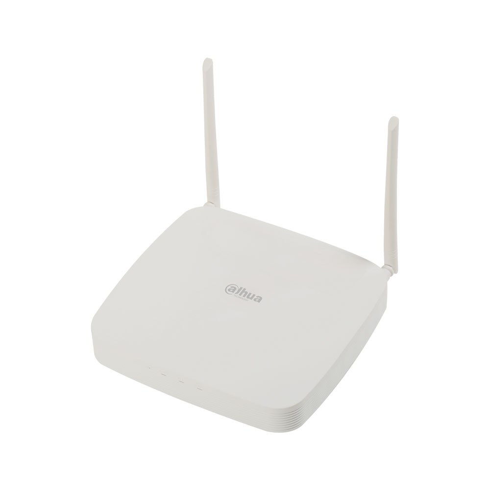 DAHUA-1668 | NVR IP WiFi di 8 canali fino a 8MP. H.265+/H.265/H.264+/H.264. Riproduzione di fino a 4 canali. 4K/8MP, 6MP, 5MP, 4MP, 3MP, 1080P, 1,3MP, 720P, etc. Registrazione di fino a 80 Mbps. Uscite HDMI (4K) e VGA (1080P). Capacità di 1 HDD SATA III. 1 RJ45 Fast Ethernet. 2 USB 2.0. 12V CC. Smart 1U.