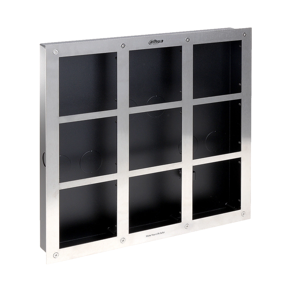DAHUA-1779 | Kit d'installation modulaire 3x3 pour visiophones encastrables de la série VTO2000A