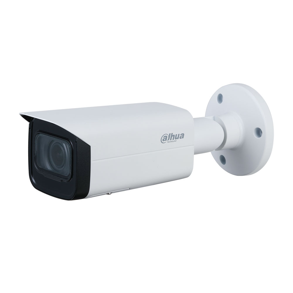 DAHUA-2079-FO | Telecamera bullet IP Dahua con 60m Smart IR per esterni. 4MP 1/3 "CMOS. Triple Stream. Formato H.265 / H.264 / MJPEG. Risoluzione fino a 4 MP a 25 ips. Filtro ICR. 0,005 lux F1,5. Lente varifocale motorizzata da 2,7 ~ 13,5 mm (104 ° ~ 27 °). OSD, AWB, AGC, BLC, HLC, WDR 120dB, 3D-DNR, 4 zone ROI, specchio, sensore video e maschere per la privacy. Rilevamento intelligente (IVS). 1 ingresso audio / 1 uscita. 1 ingresso / 1 uscita allarme. Slot MicroSD. Onvif, CGI, P2P, Milestone, Genetec. IP67. 3AXIS. 12V DC. Supporta PoE.