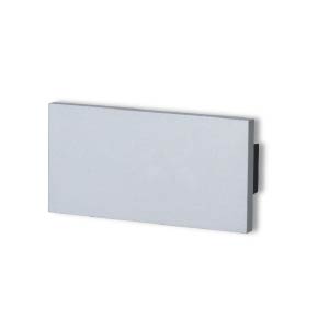 DAHUA-2112 | Blind half panel module for Dahua VTO4202F-X modular video intercom system. Anodized aluminum. IP65, IK07.