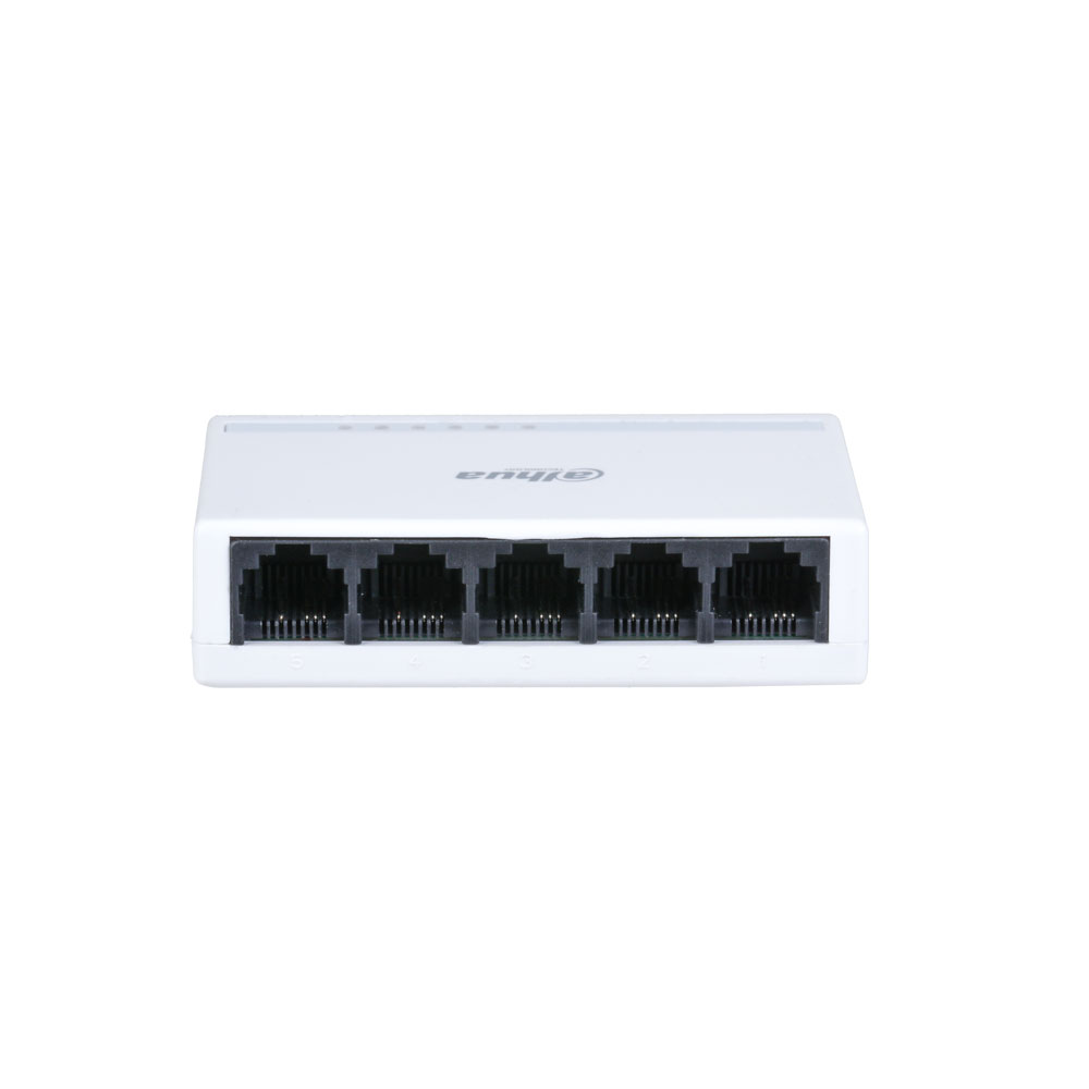 DAHUA-2222 | Commercial-grade L2 unmanageable switch with 5 Fast Ethernet ports