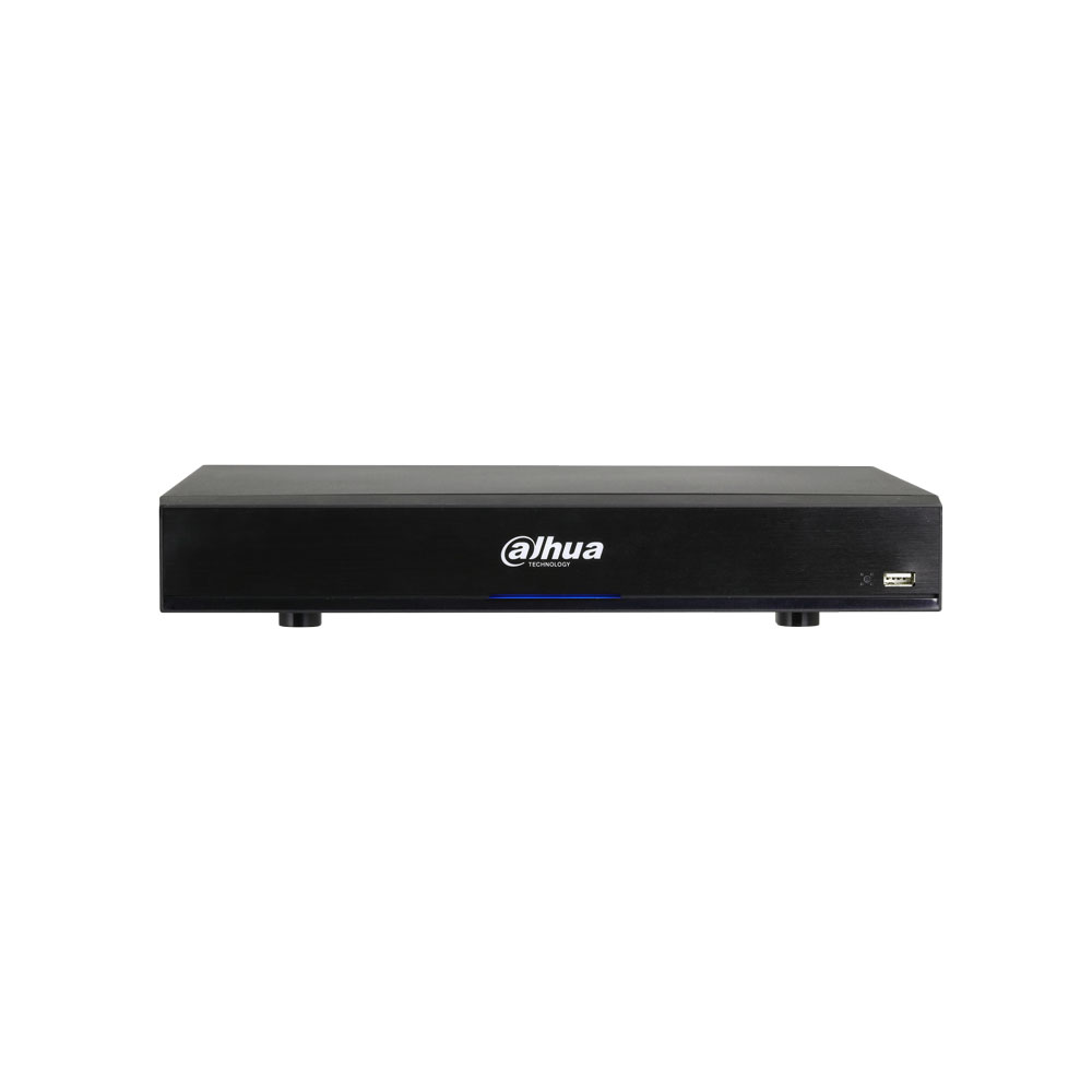 DAHUA-2255-FO | XVR 5 en 1 Dahua 8 canaux HDCVI / HDTVI / AHD / CVBS + 8 canaux 8MP IP (ajoutés aux entrées BNC). Les entrées BNC peuvent être converties en IP. Format AI / H.265 + / H.265 / H.264 + / H.264. Audio bidirectionnel. Lit 8 canaux 1080P. 128 Mbps. Enregistrement 4K / 8MP (15 ips), 6MP, 5MP (20 ips), 4K-N, 4MP, 3MP, 1080P, 720P, 960H, D1, CIF (25 ips). Sortie HDMI à 4K et VGA à 1080P. Protection périmétrique à 2 canaux. Détection faciale à 2 canaux. SMD Plus 8 canaux. Jusqu'à 1 disque dur SATA jusqu'à 10 To. Gigabit RJ45. Onvif, CGI, P2P, DDNS. 2 ports USB, 1 RS485. 12V DC. Bureau.