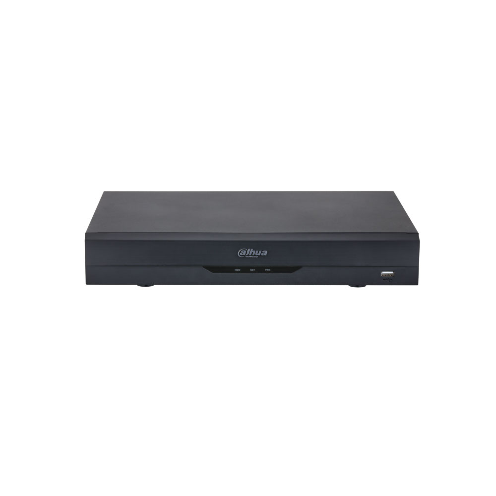 DAHUA-2300-FO | XVR 5 in 1 Dahua 16 canali HDCVI / HDTVI / AHD / CVBS + 16 canali IP 8MP (aggiunti agli ingressi BNC). Gli ingressi BNC possono essere convertiti in IP. Formato AI / H.265 + / H.265 / H.264 + / H.264. Audio bidirezionale. Riproduce 16 canali 1080P. 128 Mbps. 4K / 8MP (7 ips), 6MP (10 ips), 5MP (12 ips), 4MP, 3MP (15 ips), 4M-N, 1080P, 720P, 960H, D1, CIF, QCIF (25 ips) ). Uscita HDMI a 4K e VGA a 1080P. Protezione perimetrale a 2 canali. Rilevamento del volto a 2 canali. SMD Plus a 16 canali. Fino a 1 HDD SATA fino a 10 TB. Gigabit RJ45. Onvif, CGI, P2P, DDNS. 2 USB, 1 RS485. 12V DC. Desktop.