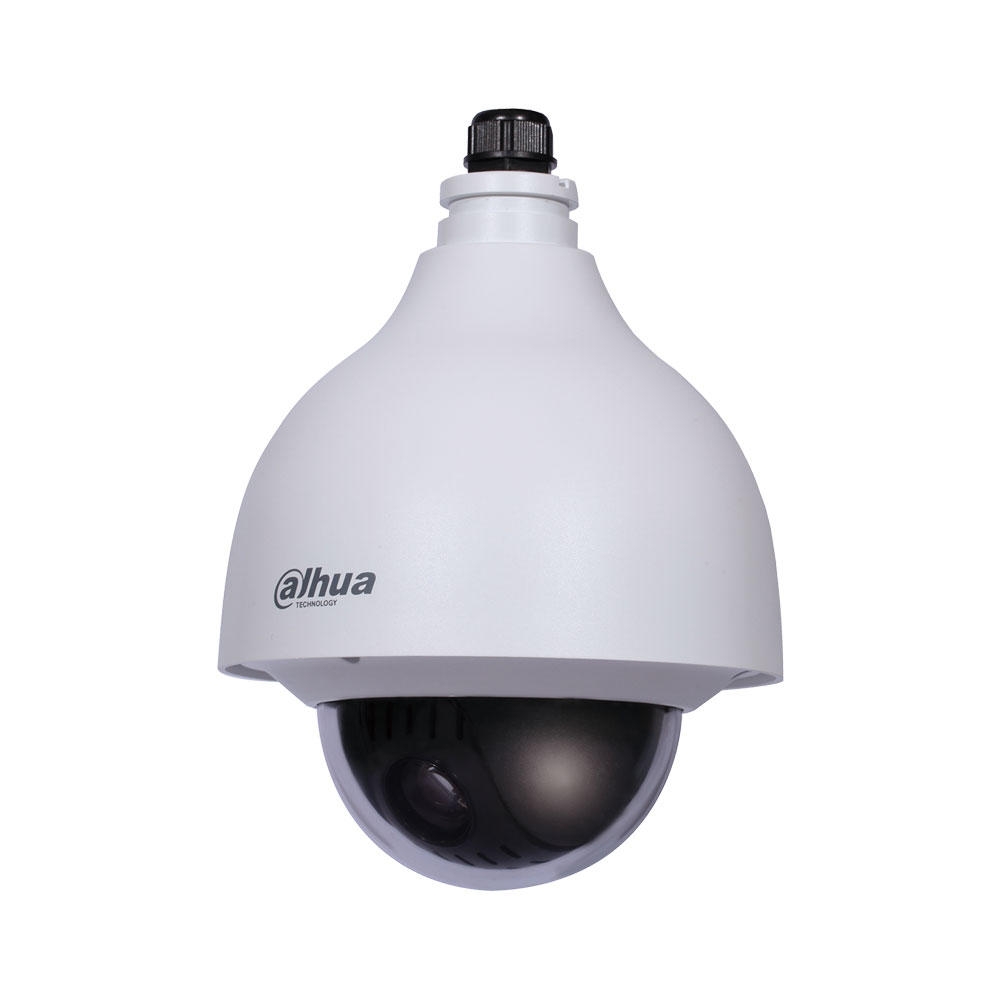 DAHUA-2600 | Dôme motorisé 4 en 1 jour / nuit 300 ° / sec., Résistant au vandalisme pour l'extérieur. CMOS Sony® STARVIS ™ 1 / 2,8 ”, 2MP. Résolution 1080P (25 ips), 720P (25/50 ips). Sortie 4 en 1 (HDCVI / HDTVI / AHD / 960H). Zoom optique 5 ~ 75 mm 15X (H: 58,9 ° ~ 5,1 °). Zoom numérique 16X. Filtre ICR. OSD, AWB, AGC, BLC, HLC, 120 dB réel WDR, 2D / 3D-DNR, capteur vidéo, 24 masques de confidentialité. 300 préréglages DH-SD, Pelco-D / P. 1 entrée audio. 2 entrées / 1 sortie d'alarme. RS485. IP66, IK10. 12V DC. Comprend un support mural et une alimentation.