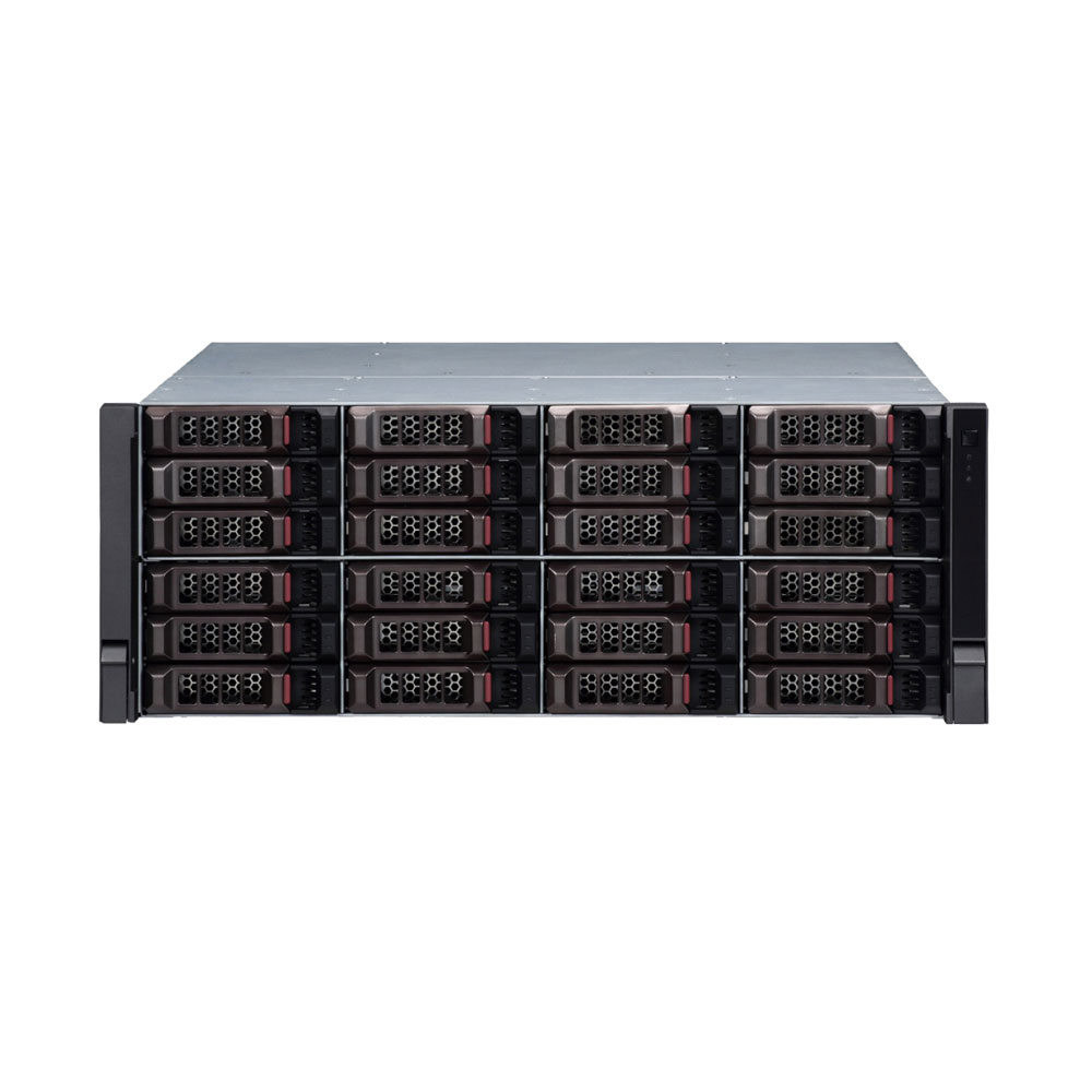 DAHUA-2602 | Server di archiviazione IP per 24 HDD. Architettura del controller, design modulare, affidabile e di facile manutenzione. Supporta la sostituzione a caldo dei dischi rigidi. Gli alimentatori ridondanti e le ventole garantiscono un funzionamento ininterrotto 7x24. Supporta l'espansione a cascata. Supporta HDD da 6 TB. 24 slot SATA sostituibili a caldo. Progettazione hardware modulare. 2 interfacce SAS. 1 porta console. Montabile su rack 19U standard