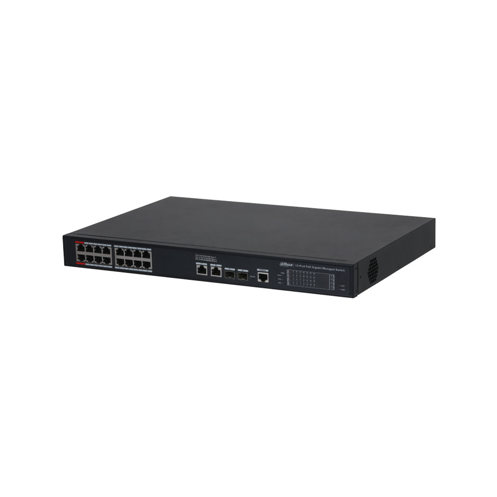 DAHUA-3982 | Dahua 20-port Gigabit Switch with 16 PoE ports