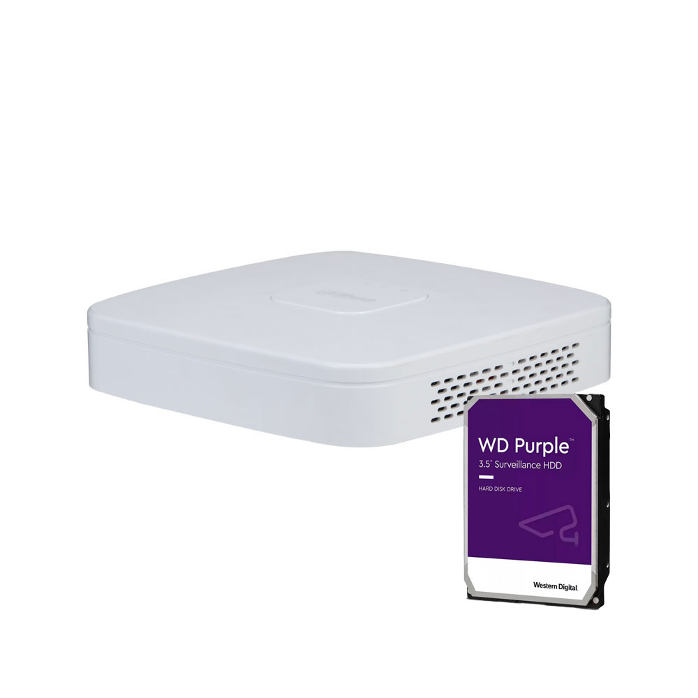DAHUA-4129-1TB | NVR IP Dahua de 4 canales con PoE