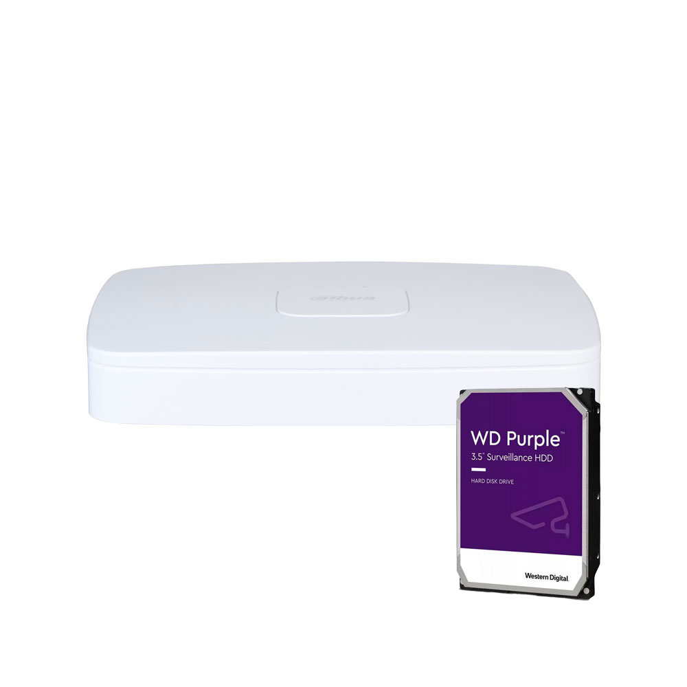 DAHUA-4197-2TB | NVR IP Dahua de 8 canales y 8 PoE
