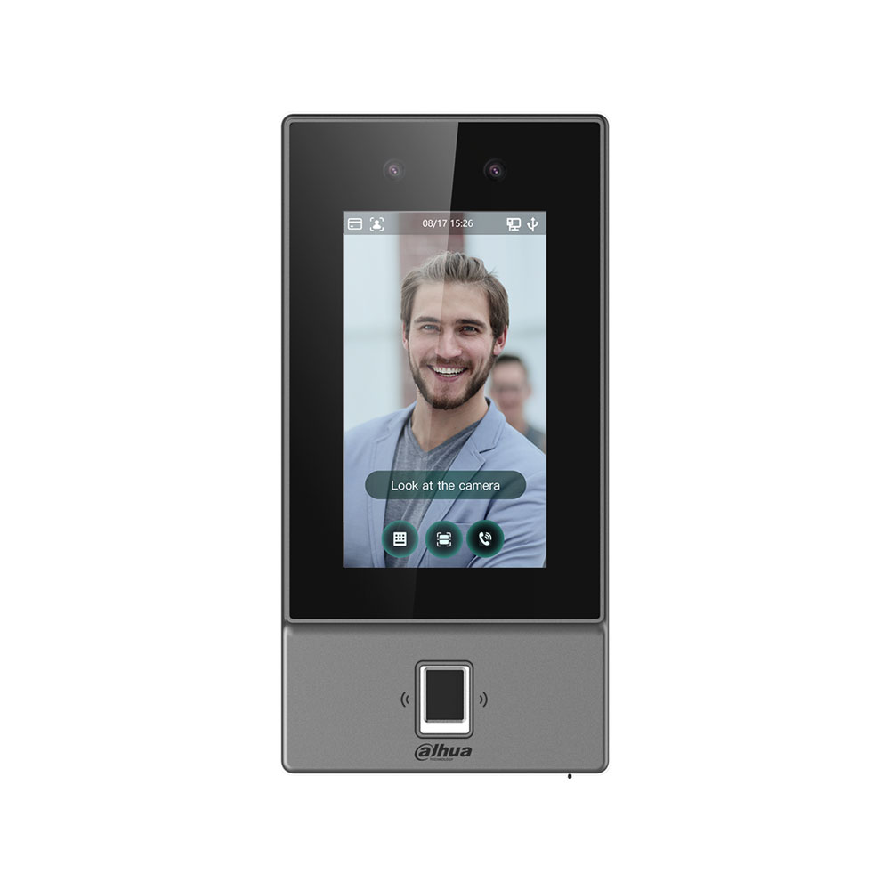 DAHUA-4262 | Terminal de control de accesos con reconocimiento facial