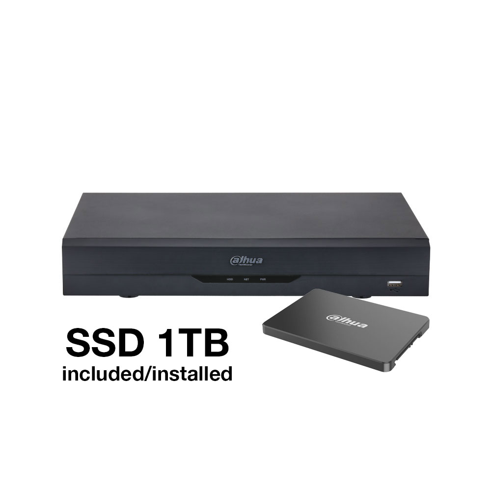 DAHUA-4272-FO | XVR Dahua 5 en 1 de 8 canales con SSD 1TB