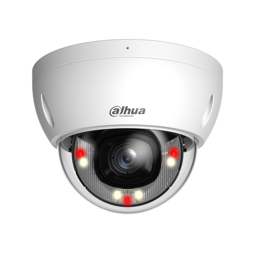 DAHUA-4417-V2 | Domo IP Dahua WizSense 2 de 2MP com Smart Dual Light, SMD Plus e objetiva fixa de 2,8 mm para exterior