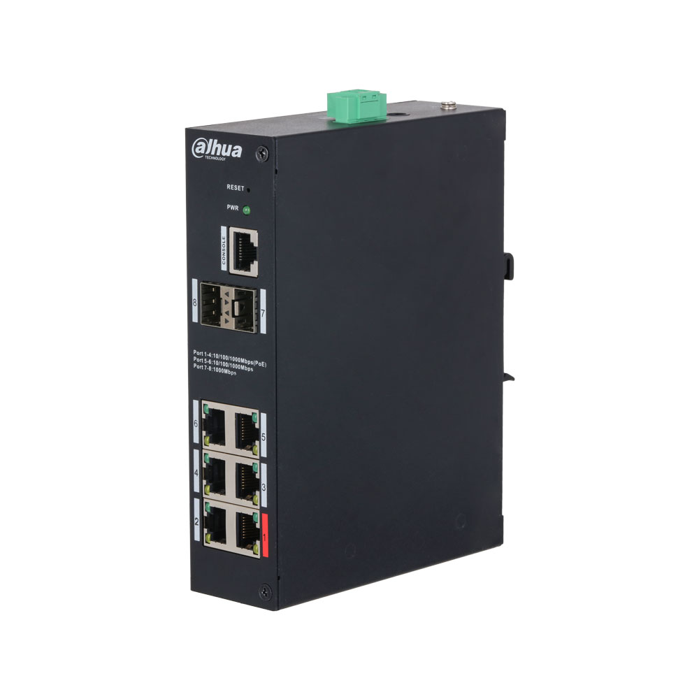 DAHUA-4428 | Switch Dahua de 8 puertos Gigabit con 4 PoE