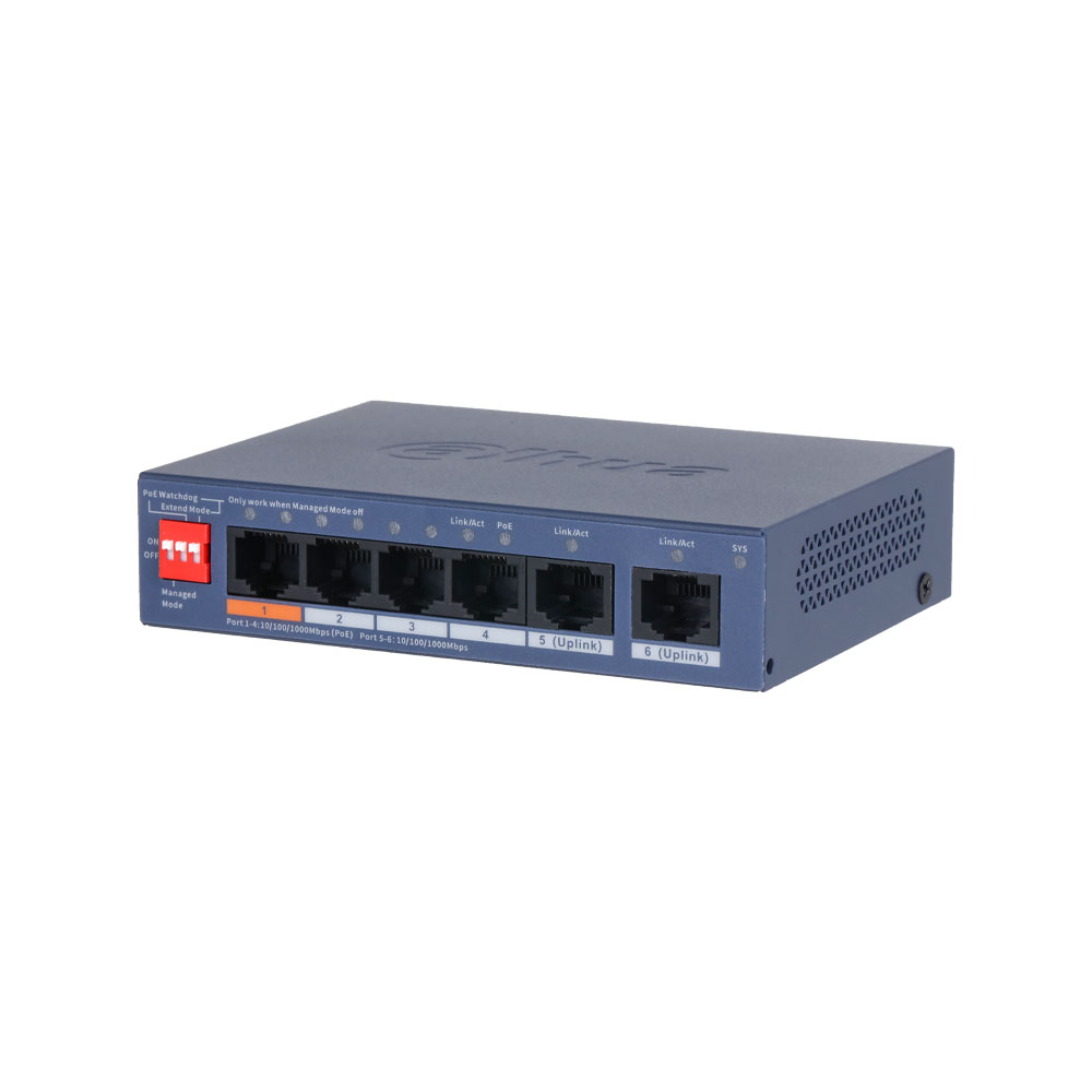 DAHUA-4963 | Switch PoE Gigabit Dahua gestionable en la nube Serie CS4000