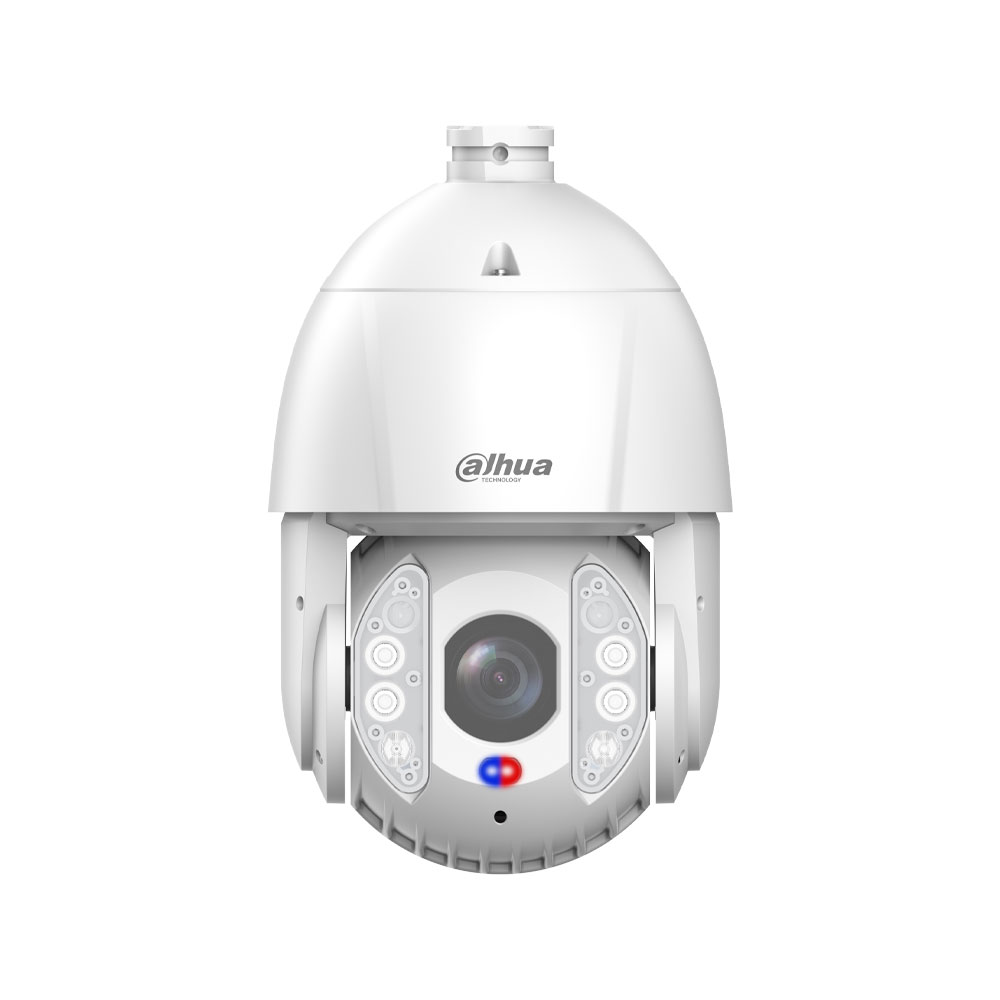 DAHUA-5037 | Domo IP PTZ WizSense Dahua de 2MP, zoom óptico 32X y disuasión activa