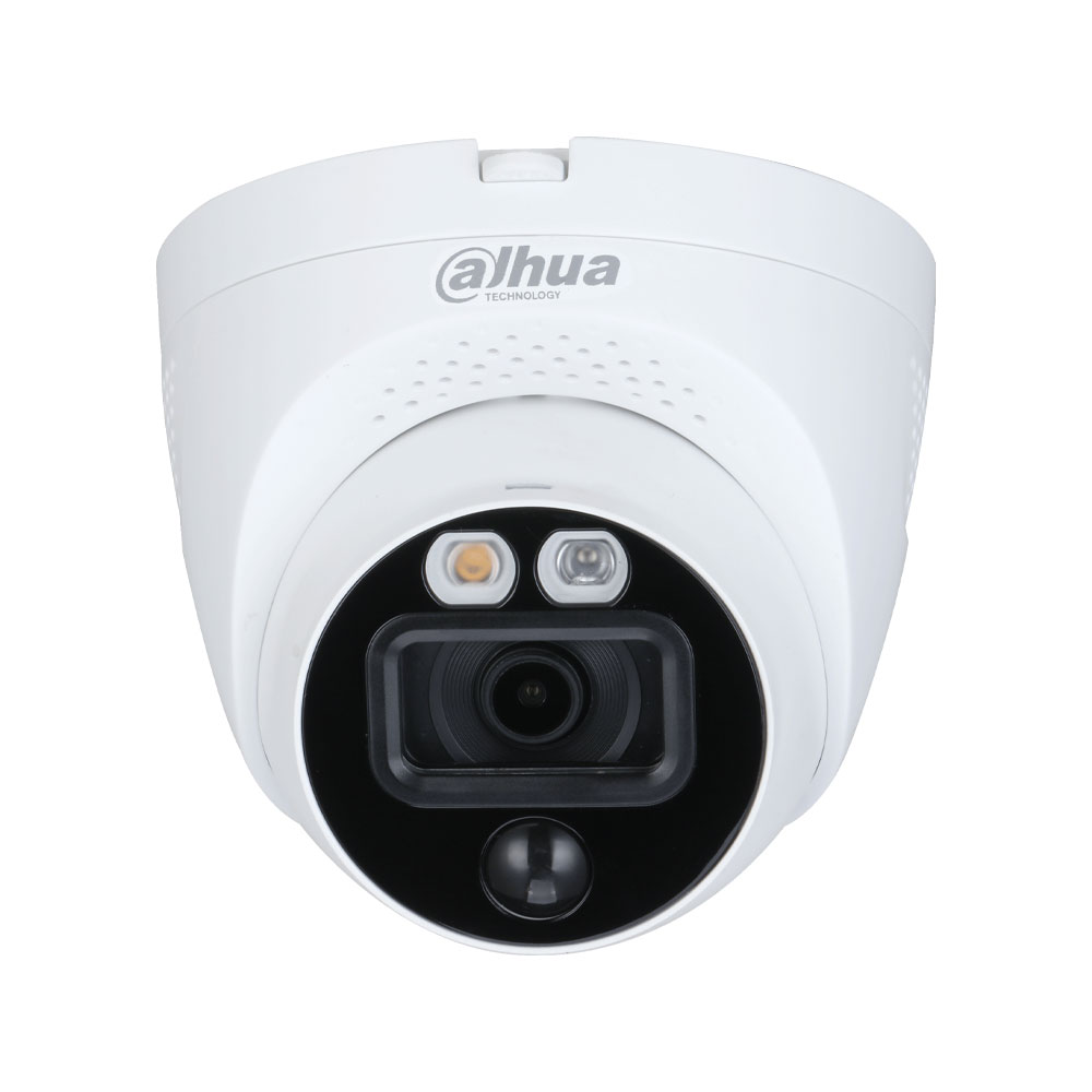 DAHUA-5198 | Dôme Dahua Active Deterrence 5MP 4-en-1 avec PIR et objectif fixe de 2,8 mm