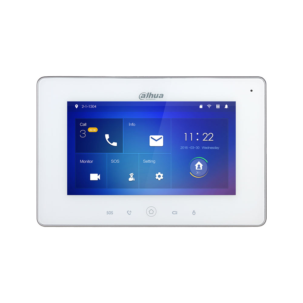 DAHUA-5233 | Monitor interior IP Dahua Pro con Wi-Fi y pantalla táctil TFT de 7 pulgadas