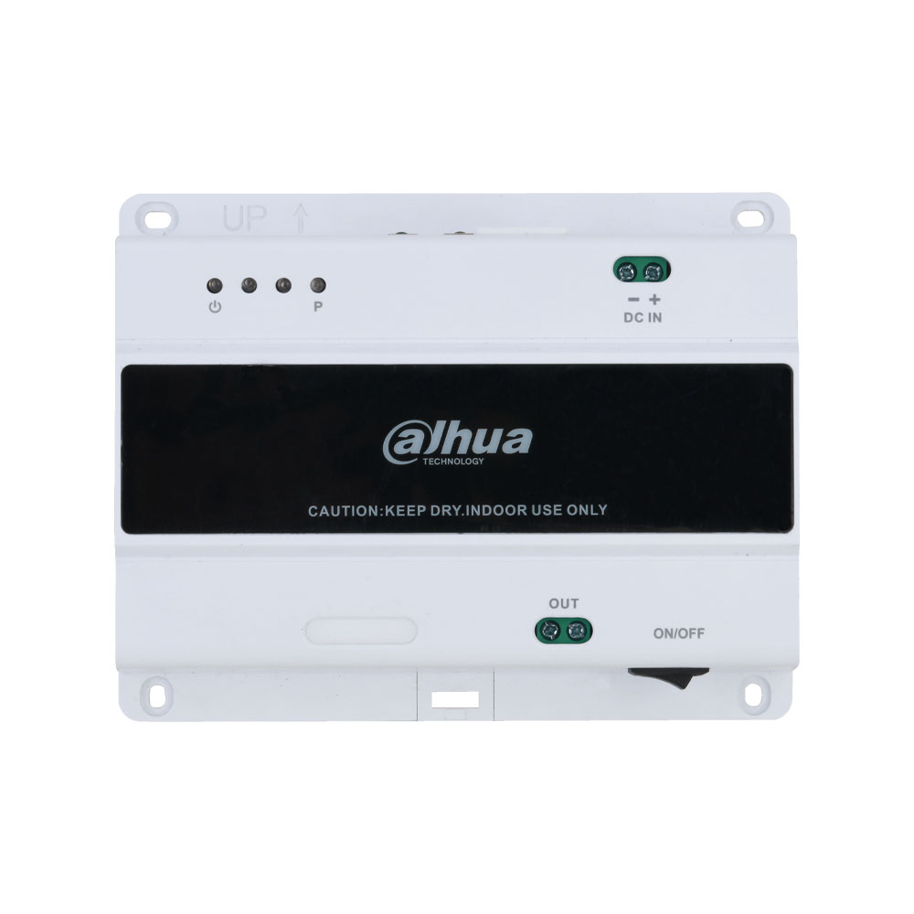 DAHUA-5276 | Switch de 2 hilos Dahua VTNS2 para videoportero con puerto RJ45 y carril guía