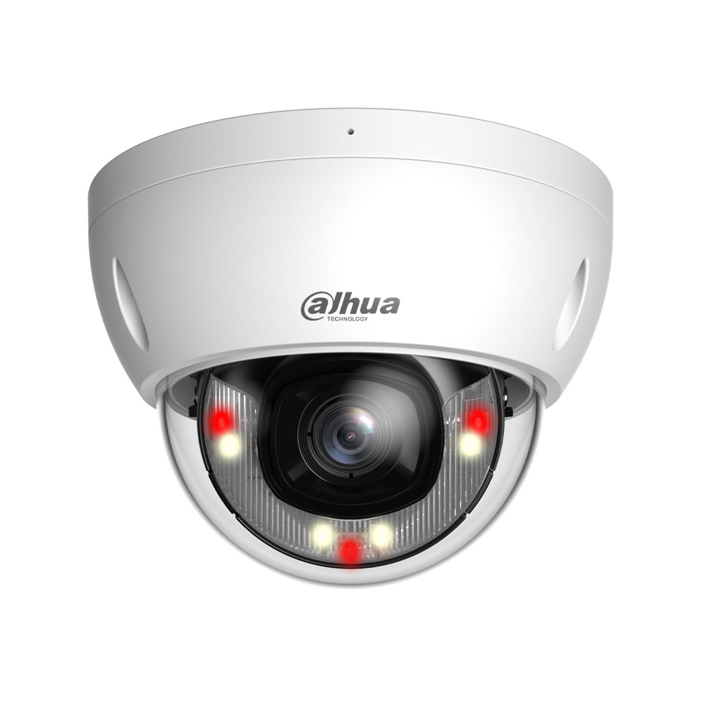 DAHUA-5285 | Domo IP Dahua WizSense 2 de 6MP con Smart Dual Light y óptica fija de 2,8 mm