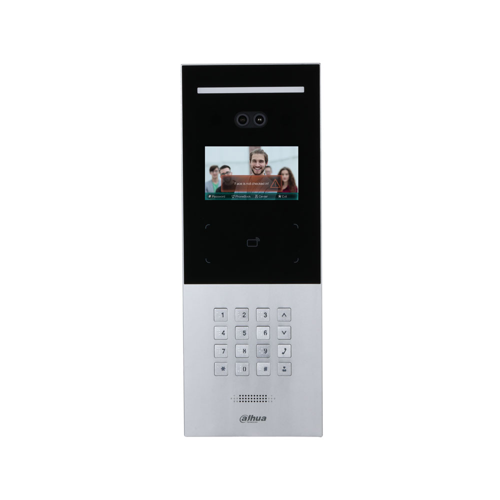 DAHUA-5319 | Estación de exterior IP Dahua Lite con reconocimiento facial y cámara dual de 2MP