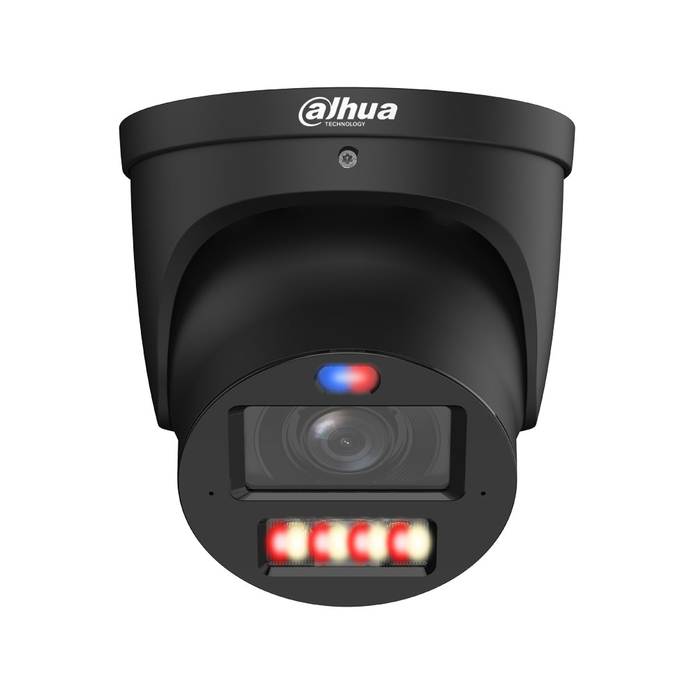 DAHUA-5339 | Domo IP Dahua WizSense 3 de 4MP con TiOC PRO y óptica motorizada para exterior en negro
