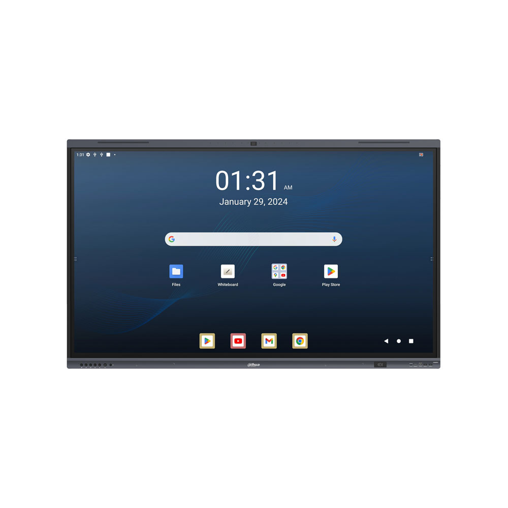 DAHUA-5384 | Pizarra interactiva 4K Dahua Business de 65 pulgadas con Android 13