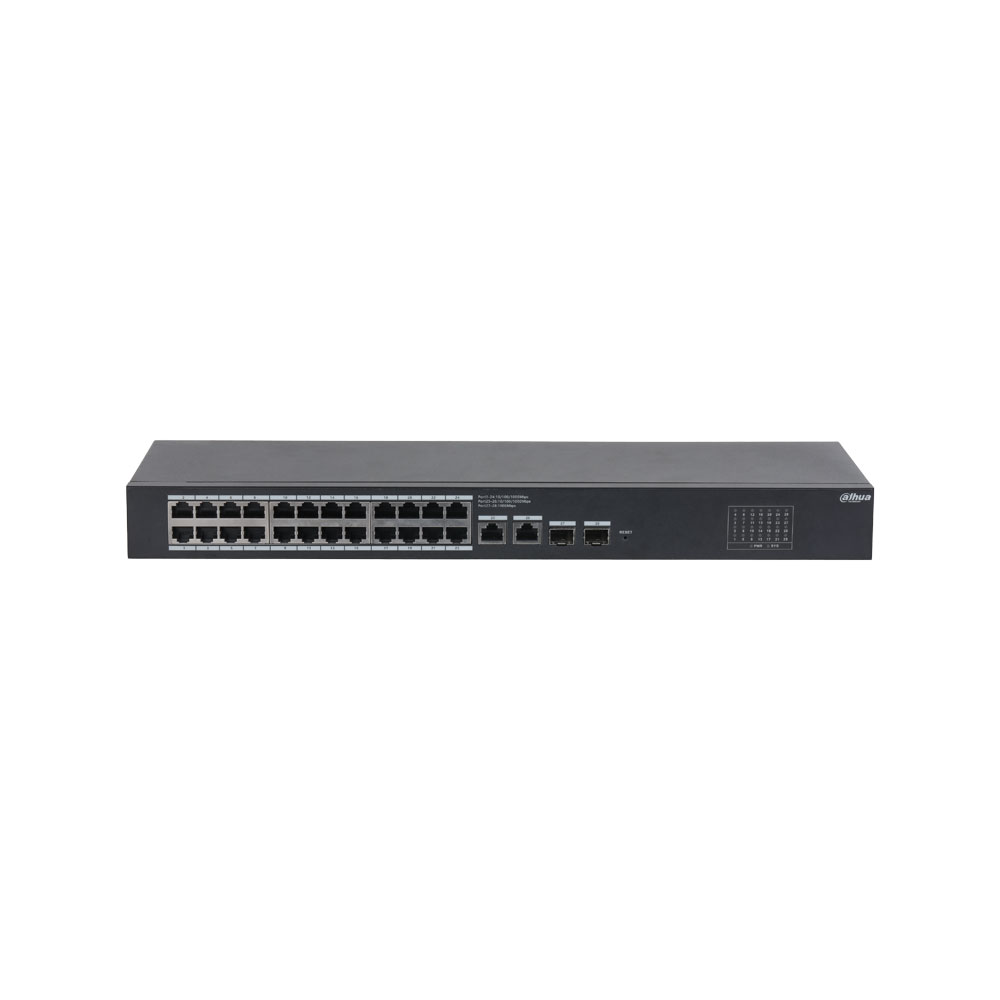 DAHUA-5385 | Switch Gigabit Dahua L2 administrable cloud 26 ports avec 2 SFP