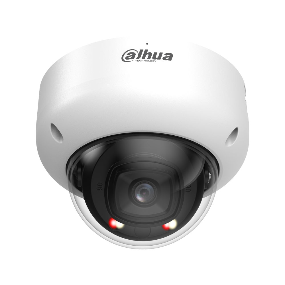 DAHUA-5386 | Minidomo IP Dahua WizMind 5 de 8MP com Smart Dual Light, IA e áudio