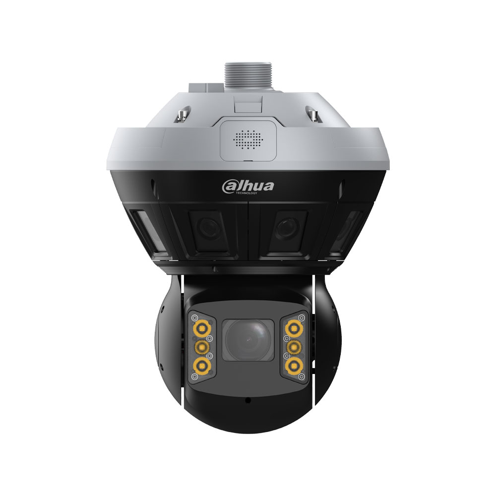 DAHUA-5411 | Dahua Hubble Series 16MP 360° panoramic IP PTZ dome with 4MP PTZ module, 40X zoom and Xinghan